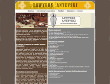 Tablet Screenshot of lawyers-antevski.com.mk